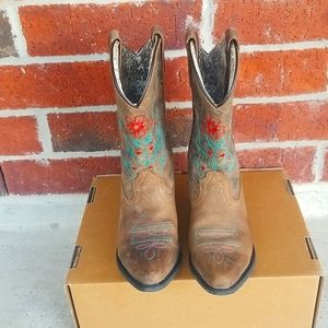 Girls Smoky Mountain pointy toe cowboy/cowgirl boots